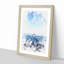 Solo Sailing Boat Across the Sea - Picture Frame Graphic Art Print-56862154-56862158