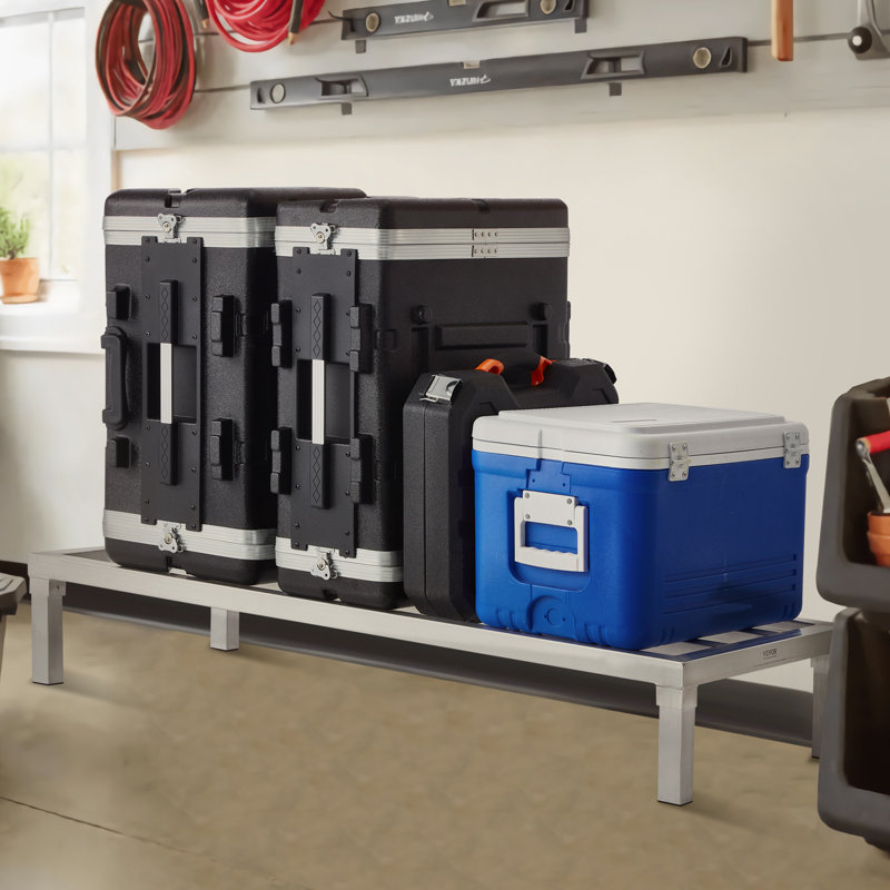 Aluminium Storage Rack, 20.3cm H x 121.9cm W x 50.8cm D