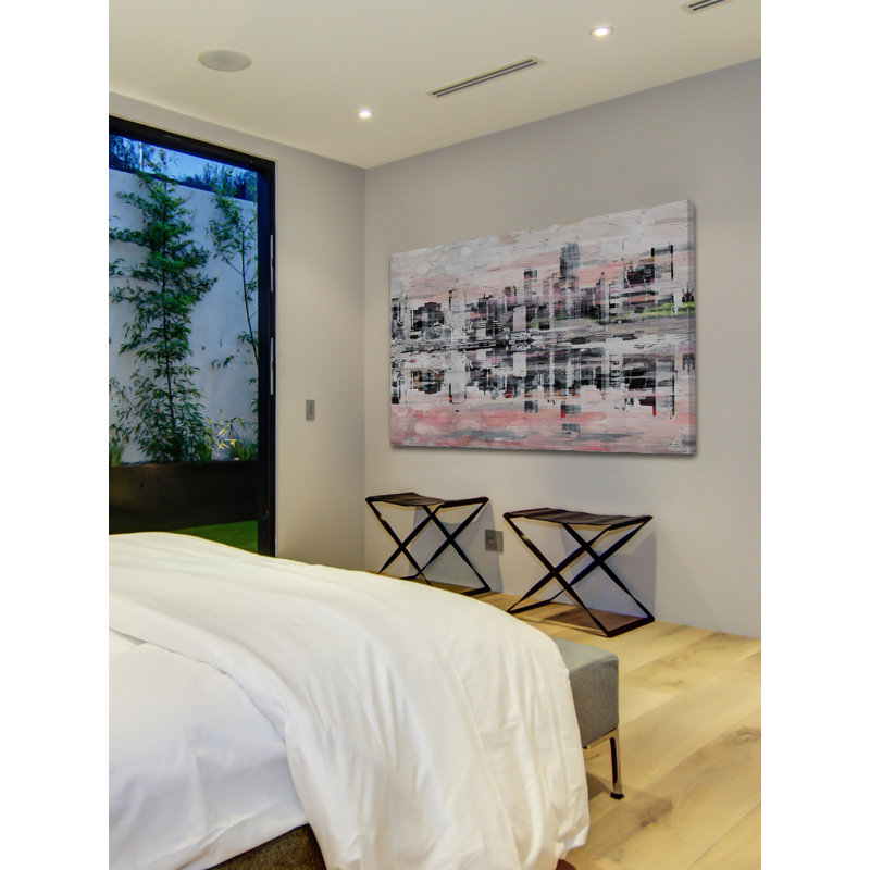 Reproduction d’art sur toile tendue « pittoresque nyc », H 24 po x l 36 po x P 1,5 po