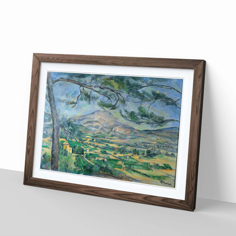 Paul Cezanne - Single Picture Frame Painting, Walnut