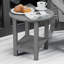 Table de bout ronde d'extérieur en plastique / résine Adirondack-114773185