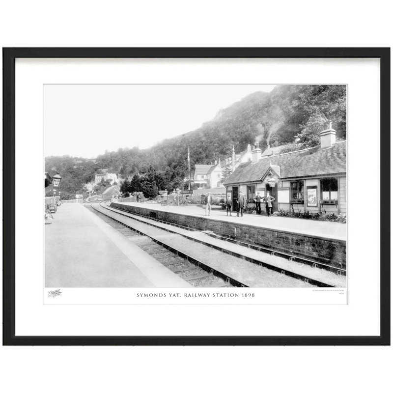 Symonds Yat, Railway Station 1898 - Single Picture Frame Print, 40cm H x 50cm W x 2.3cm D