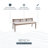 Donner Cane Back Cushioned Bench-1569490981