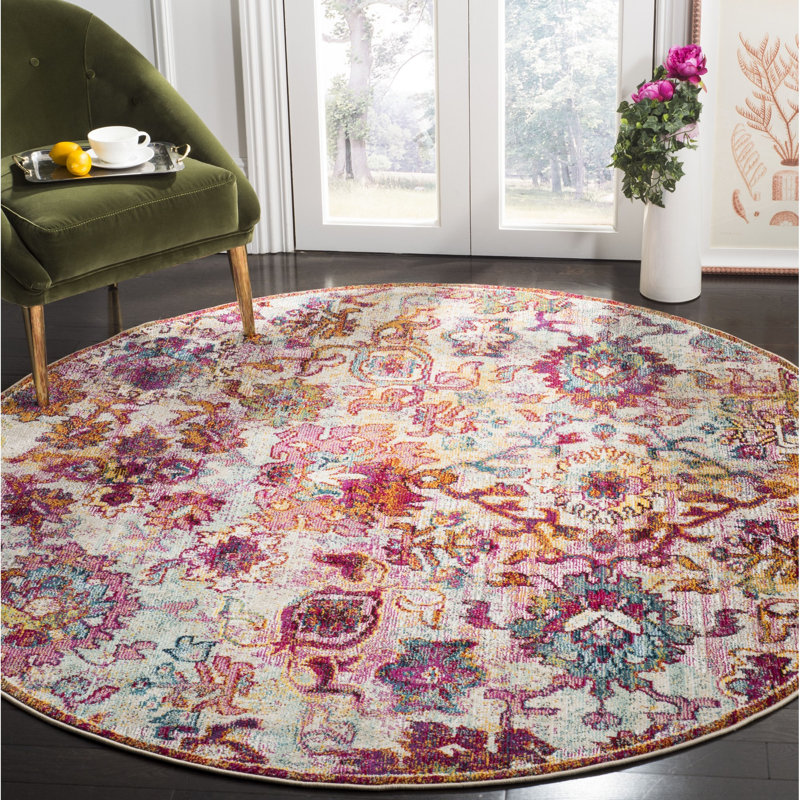 Mcintosh Savannah Performance Oriental Rug, Round 7'