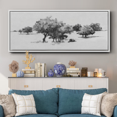 Treeline S Croquis II - Toile encadrée