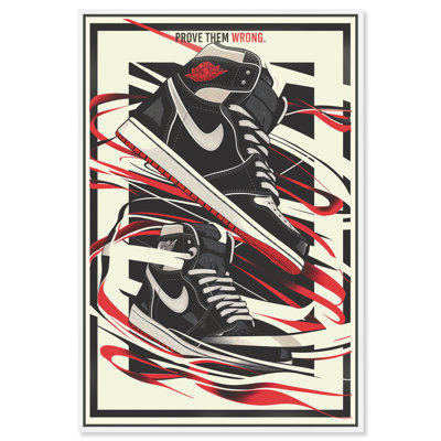 Toile Prove Them Wrong Sneakers par Art Remedy