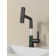 Pull-Out Lift LED Temperature Digital Display Bathroom Basin Faucet, Single Handle 360° Rotatable Waterfall 3-In-1 Basin Tap With Adjustable Height