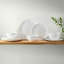 Mikasa Belle Scalloped 12 Piece Dinnerware Set, Service for 4