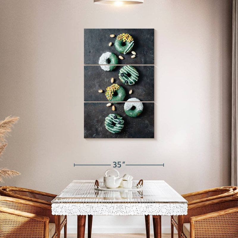 Yarlin Vegan Doughnuts, 45" H x 28" W