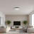 1 PACK LED Flush Mount Ceiling Light Fixture, Modern Kitchen Recessed Ceiling Lamp 24W 12 Inch Closet Round Surface for Bathroom Laundry Bedroom Hallway-1231913946
