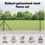 Vidaxl Hexagon Fence Green Steel-114621418
