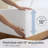Luxclub 3 PC White Striped Twin Silky Soft Cooling Extra Deep Pocket Performance Sheet Set-123418295-123418264