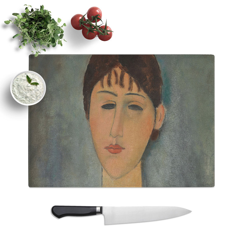 Mme Zborowska by Amedeo Modigliani Chopping Board, 20cm W x 28.5cm L