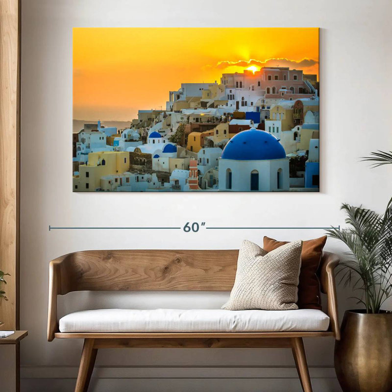 Ravi Oia Sunset Glow, 34" H x 51" W