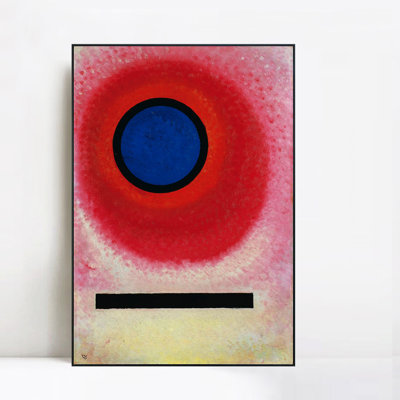 " BLAUER KREIS NO. 2 (CERCLE BLEU II) " by Wassily Kandinsky Print
