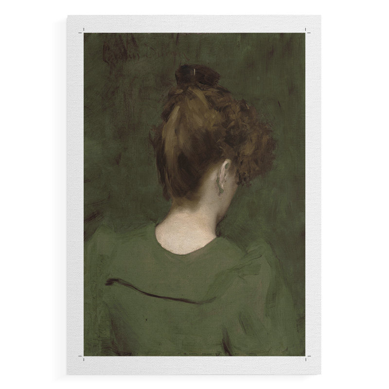 Impression de portrait rétro Cxxxvi - reproduction de toile seulement - non encadrée