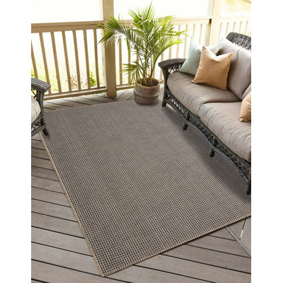 Owenn Solid Colour Jute / Sisal Area Rug