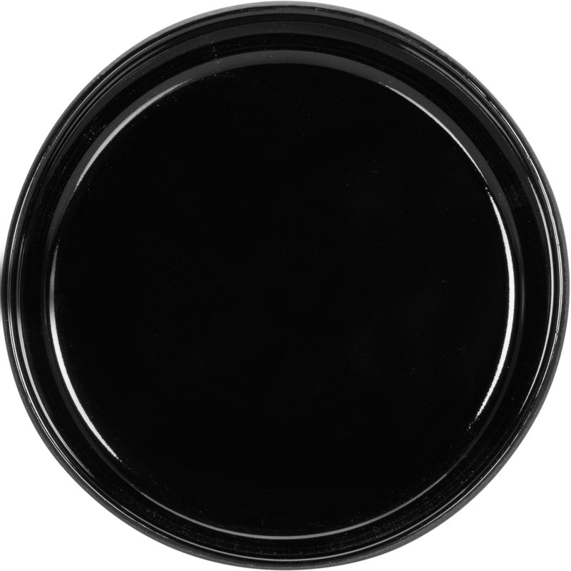 Creatable, 21661, Futuro White Sand Series, 4-Piece Crockery Set, Stoneware Pasta Bowl, Black