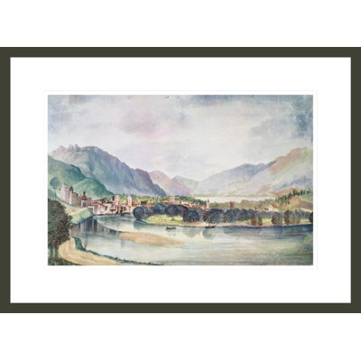 «View of Trente» par Albrecht Dürer, impression giclée sur cadre