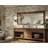 Brunilda Rustic Farmhouse Solid Wood Frame Accent Mirror Decorative Mirror-335926344-394652600