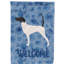 Caniche en polyester à 2 côtés 40 x 28 po standard welcome drapeau maison-957492952
