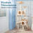 PetMaker Cat Tree with Scratch Posts-126399143-126399144