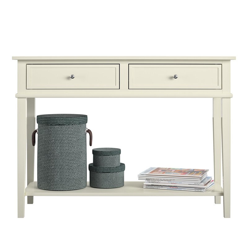Denneen 104.4cm Console Table, White