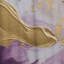Darbonne - Réalité mauve et bleue sur toile IV - Rideau en velours moderne - obscurcissant - 1 panneau-64655440