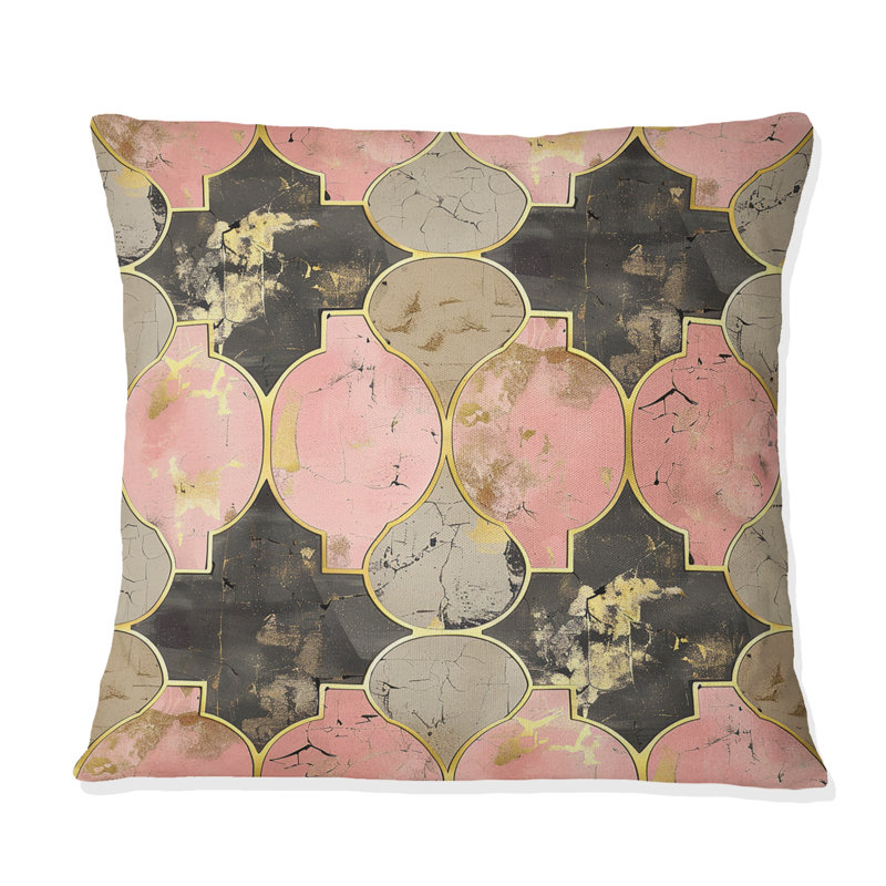 Coussin Quatrefoil Glam III - Glam, H 18 po x l 18 po