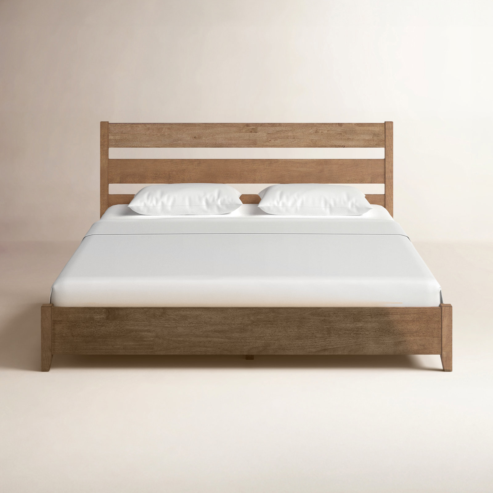 Marwood Solid Wood Slat Bed, Queen