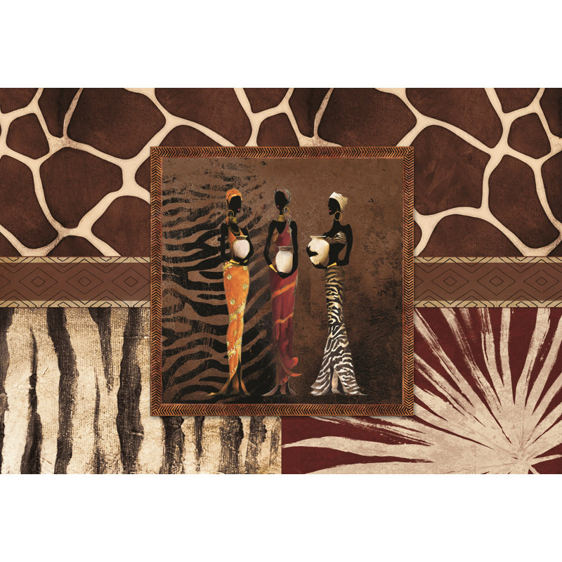Ethnic 1 - Wrapped Canvas Painting, 20cm H x 30cm W x 3.8cm D