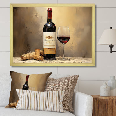 Bordeauxs Balance I - Décoration murale vin