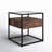Secaucus Glass Top End Table with Storage