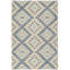 Diamond Cove Blue Hand Tufted Wool Rug-1600189364
