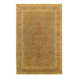 Fine Hand Knotted Persian silk & wool Tabriz 6'7'' X 10'3''