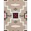 5'X8' Southwestern Area Rug in Mocha