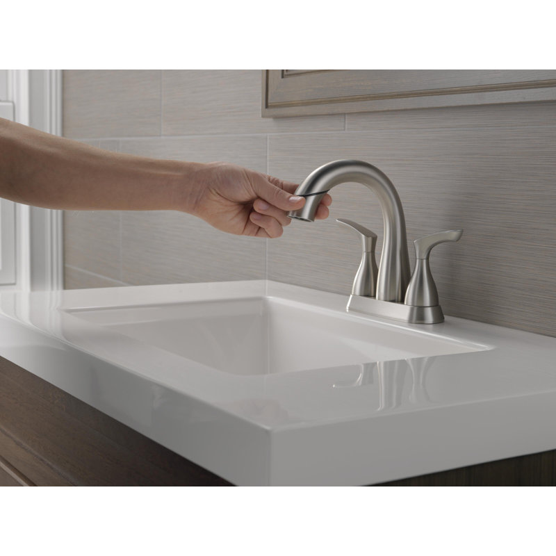 Robinet de salle de bain Broadmoor, Acier inoxydable Spotshield