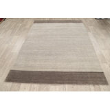 One-of-a-Kind 5' X 6'10" New Age Wool Area Rug in Grey