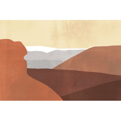 «Sedona Colorblock I» par Victoria Borges, reproduction sur toile tendue