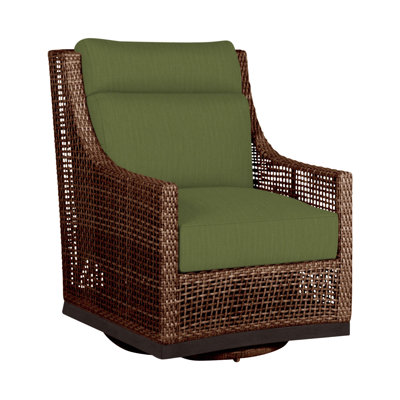 Fauteuil pivotant pour l'extérieur en résine tressée Pen-N-Dura