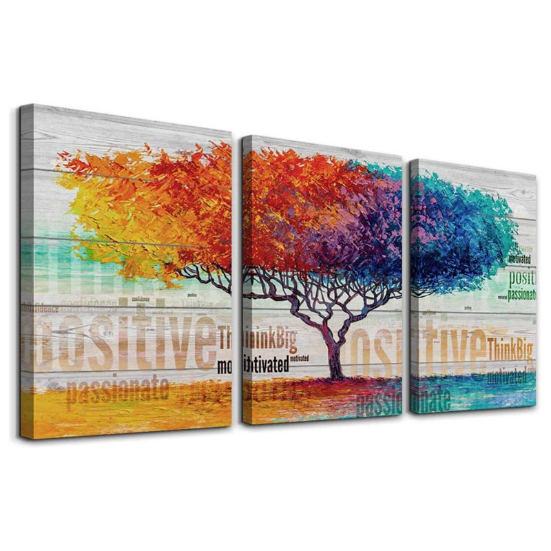 3 Piece Wrapped Canvas Wall Art