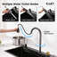 Évier de cuisine en cascade, cuve simple en acier inoxydable noire, poste de travail multifonctionnel avec robinet de pluie et planche à découper, évier simple en acier inoxydable 30 po x 22 po