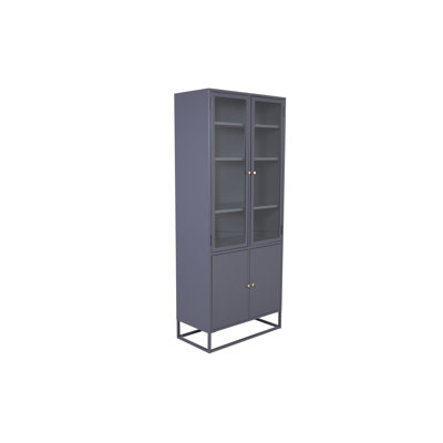 Isiah 190 cm H x 80 cm W Steel and Iron Standard Bookcase