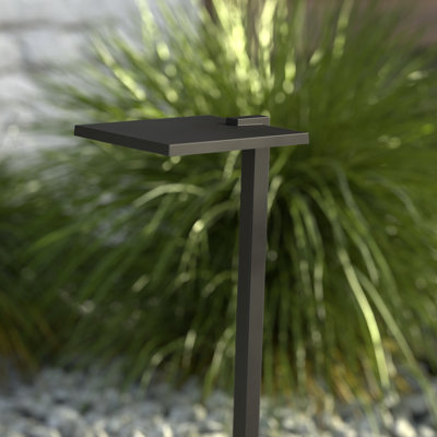 Matte Black Low Voltage Integrated LED Pathway Light