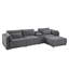 Canapé modulaire modulaire avec console de rangement et repose-pieds mobile-1837762075