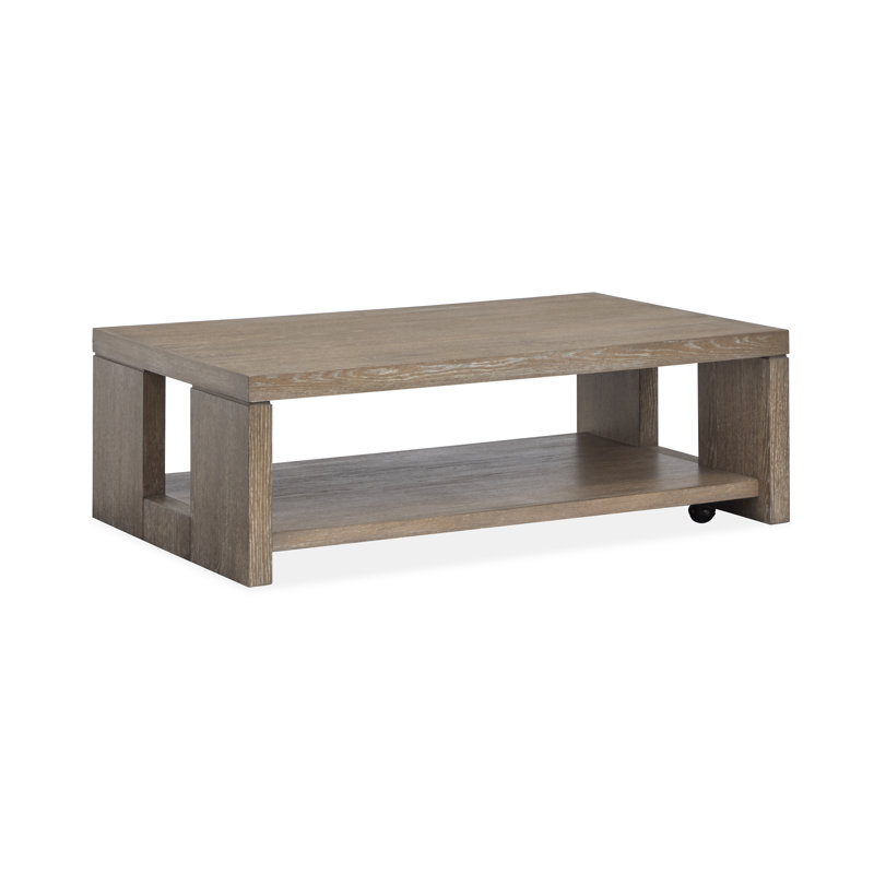 Gragg Rectangular Cocktail Table With Casters