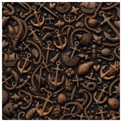 Édredon Nautical Anchors Ropes
