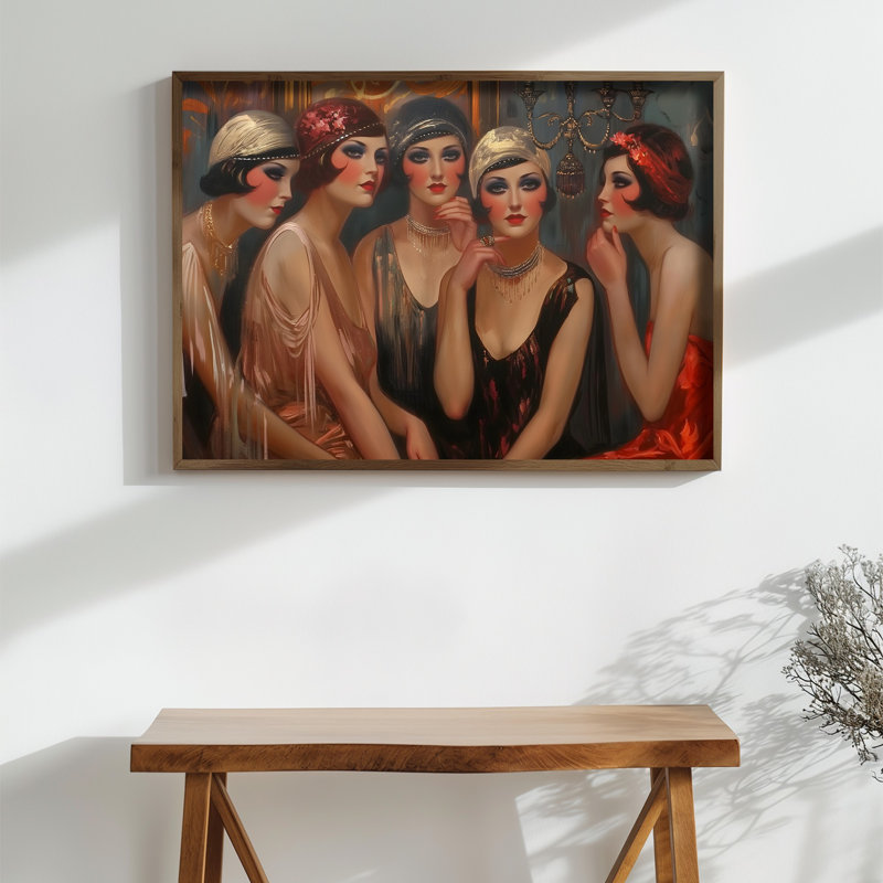Elegant Decorative Framed MDF Painting, 13.8 x 18.5 x 0.1 inches | 100% MDF with 3 mm Thickness, 100% Pine Wood Frame | UV Printed Artwork for Stylish Home Decor, Perfect for Living Room or Office
