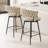 360°Swivel Bar Chairs Set Of 2, Equipped With Soft Cushioned Backrest Counter Stool-925333129
