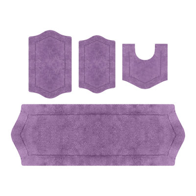 Morissette 4 Piece Bath Rug Set